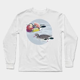 Ukiyo-e Ducks Long Sleeve T-Shirt